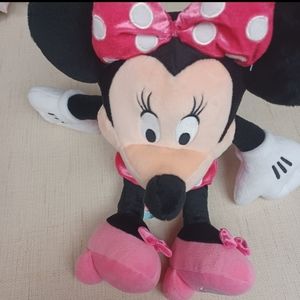 Disney Minnie mouse pink Plush Stuffed animal B